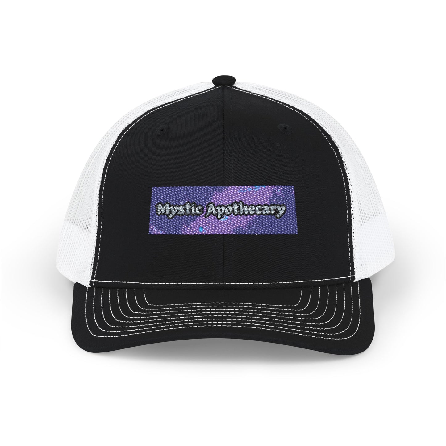 Mystic Apothecary Trucker Hat – Boho Snapback for Herbalists and Outdoors