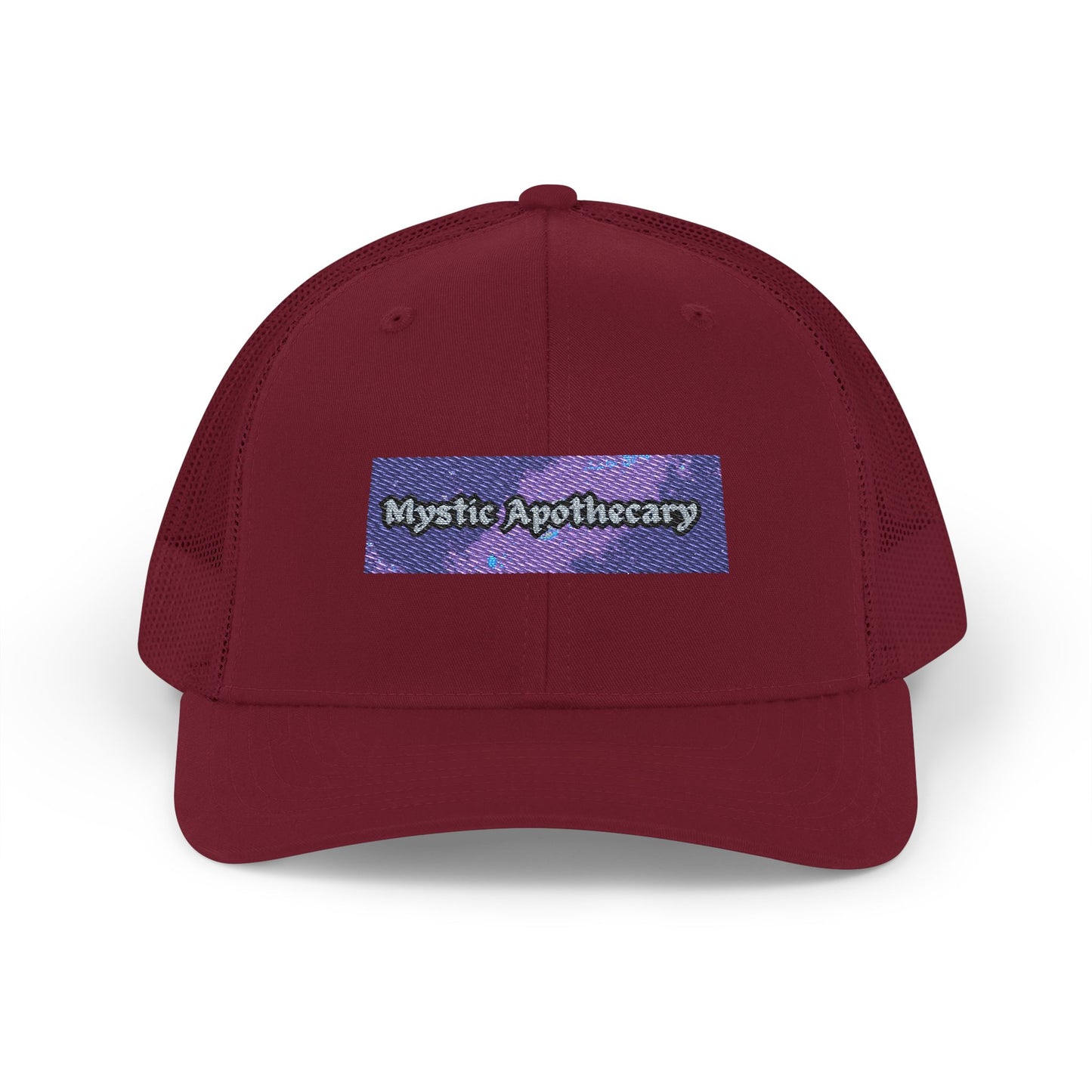 Mystic Apothecary Trucker Hat – Boho Snapback for Herbalists and Outdoors