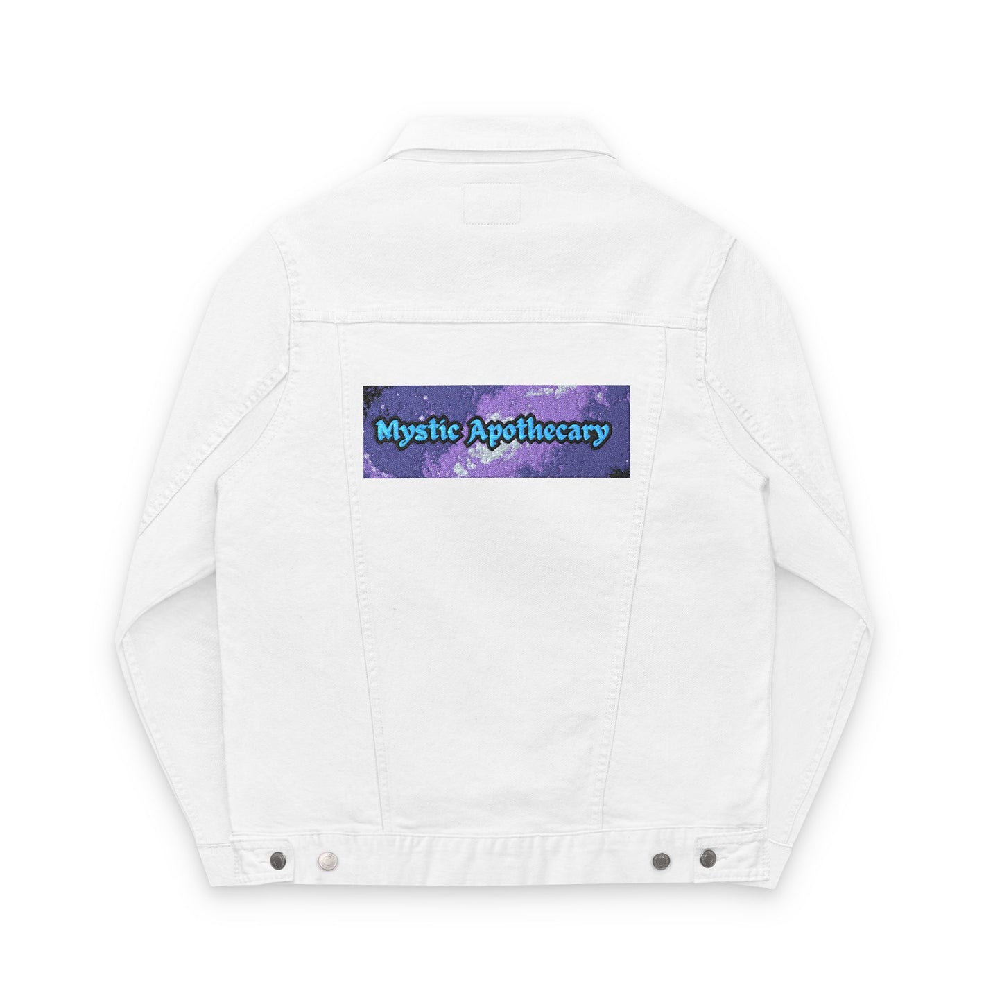 Mystic Apothecary Denim Jacket – Unisex Embroidered Jean Jacket