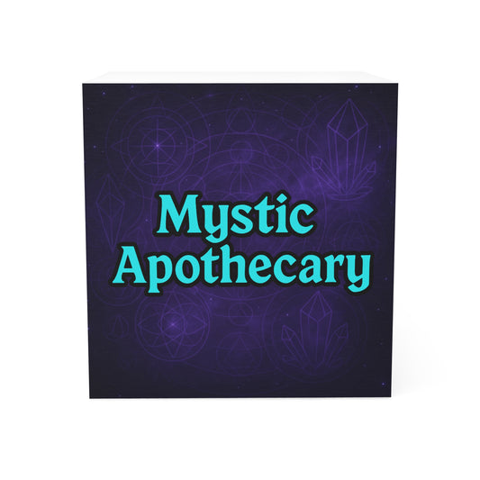 Mystic Apothecary Note Cube – Witchy Desk Decor for Magical Minds