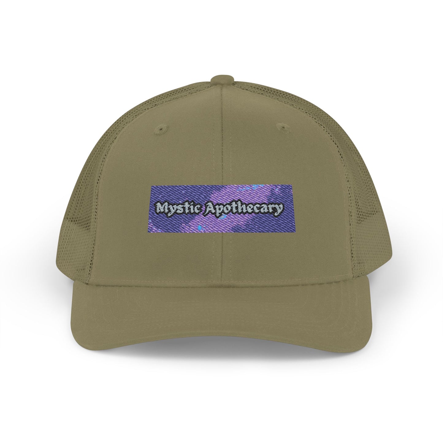 Mystic Apothecary Trucker Hat – Boho Snapback for Herbalists and Outdoors