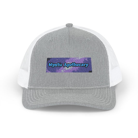 Mystic Apothecary Trucker Hat – Boho Snapback for Herbalists and Outdoors