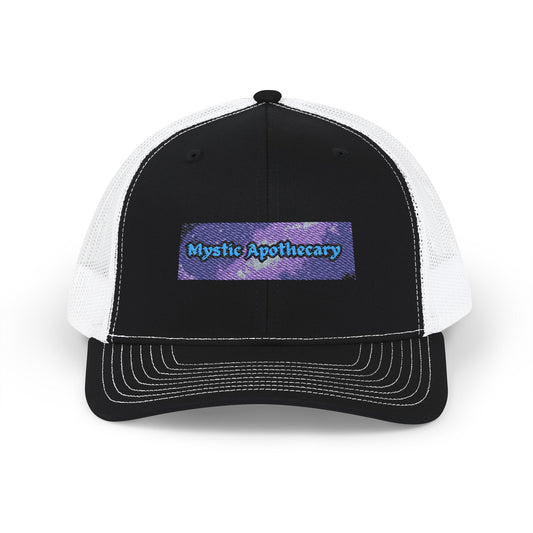 Mystic Apothecary Trucker Hat – Boho Snapback for Herbalists and Outdoors